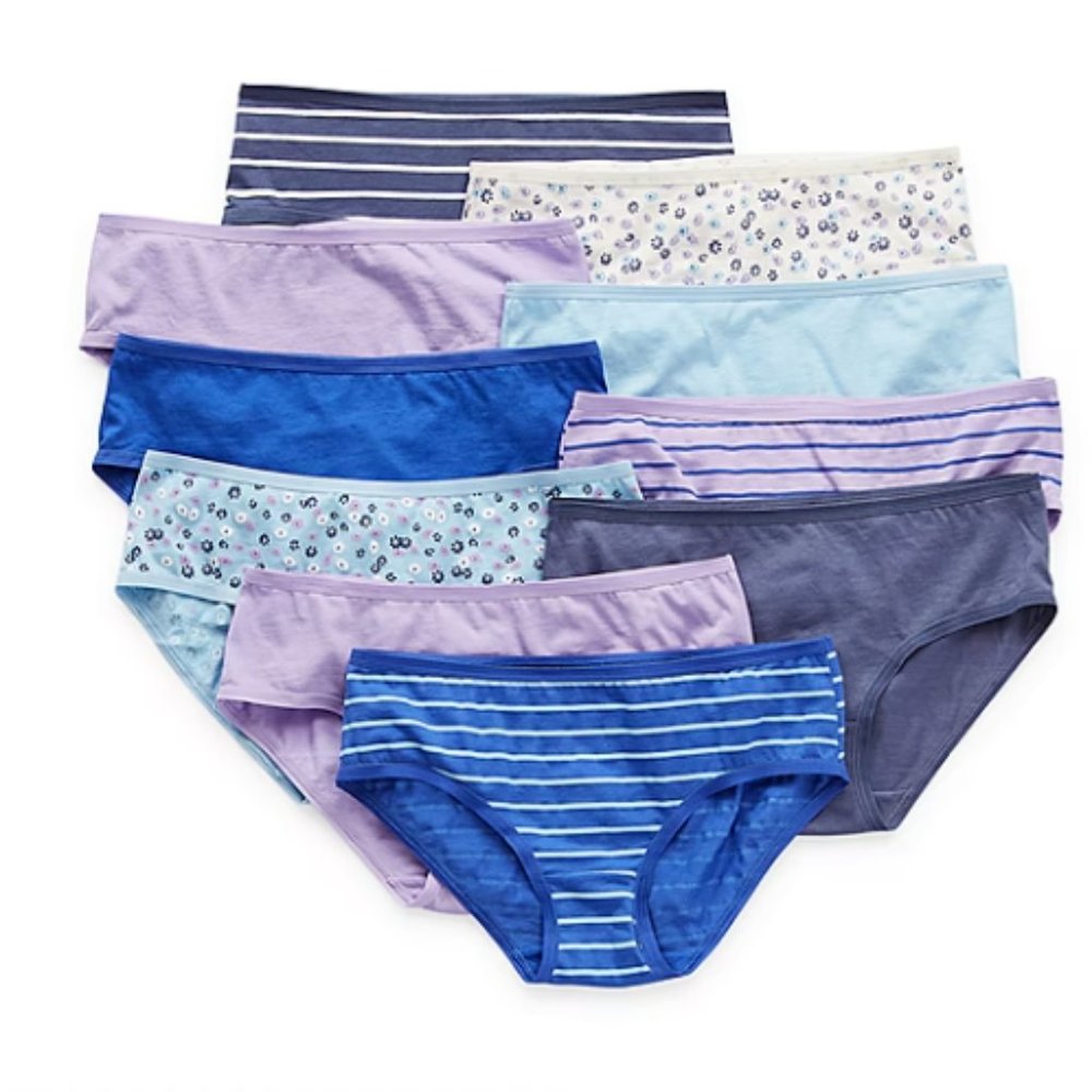 TThereabouts Little & Big Girls Hipster Panty 10 Pks